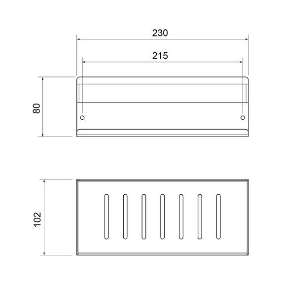 Полочка Timo Luiro 18579/03, цвет чёрный - фото 2
