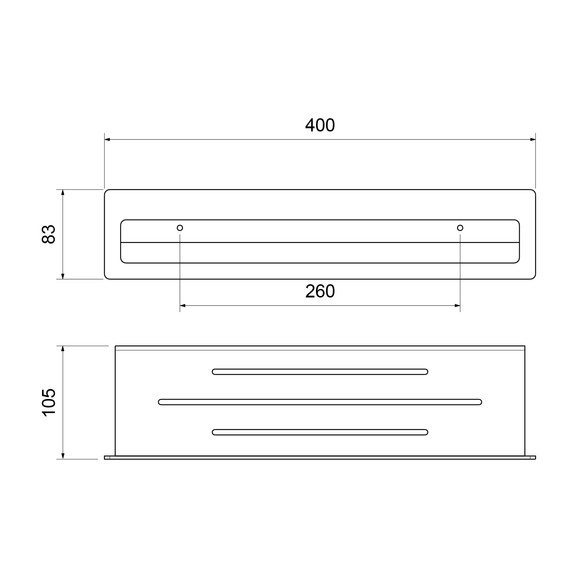 Полочка с полотенцедержателем Timo Luiro 18580/18, цвет чёрное золото - фото 2
