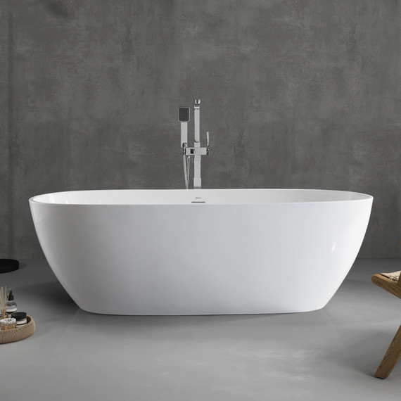 Ванна отдельностоящая Abber AB9263-1.5 150x80 см - фото 