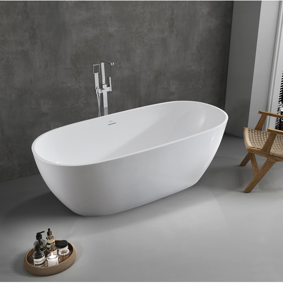 Ванна отдельностоящая Abber AB9263-1.5 150x80 см - фото 3