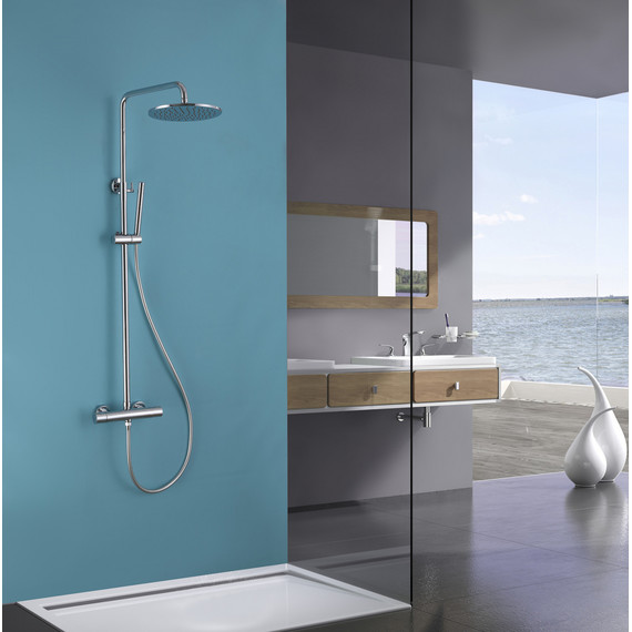 Душевая стойка с термостатом Abber Wasser Kreis AF8160L - фото 2