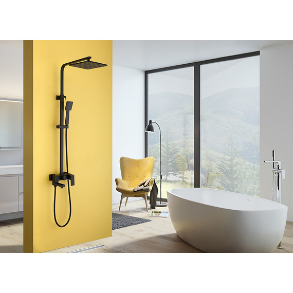 Душевая стойка Abber Daheim AF8216BL, чёрный матовый - фото 2