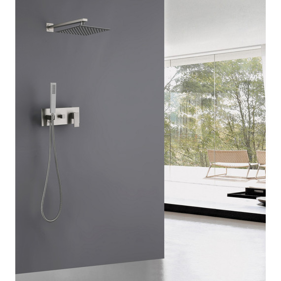 Душевая система для душа Abber Daheim AF8218SP (со скрытой частью) сатин - фото 2