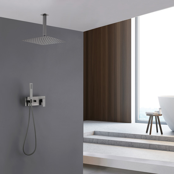 Душевая система для душа Abber Daheim AF8221NG (со скрытой частью) никель - фото 2