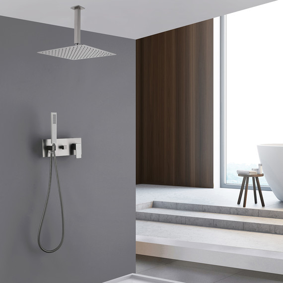 Душевая система для душа Abber Daheim AF8221SP (со скрытой частью) сатин - фото 2