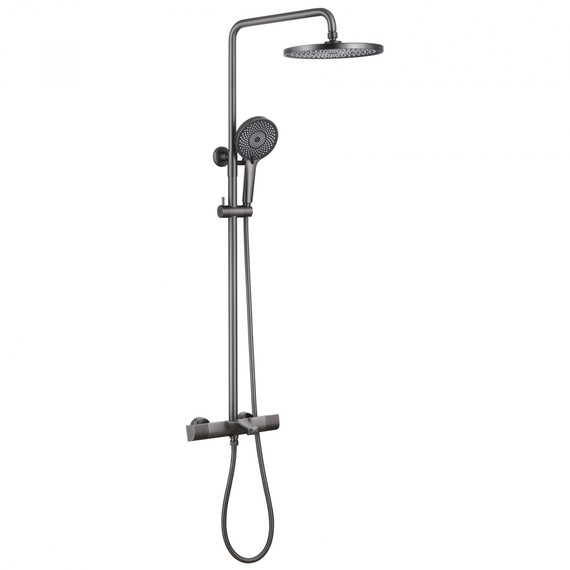 Душевая стойка с термостатом Abber Thermostat AF8516NGL, никель - фото 