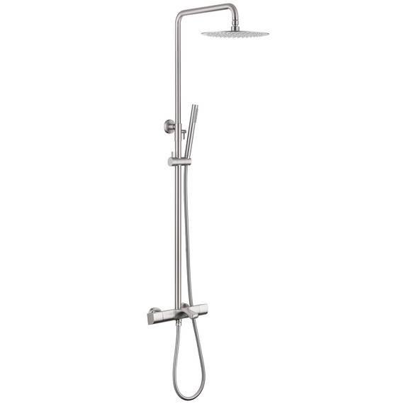 Душевая стойка с термостатом Abber Thermostat AF8516SPL, сатин - фото 