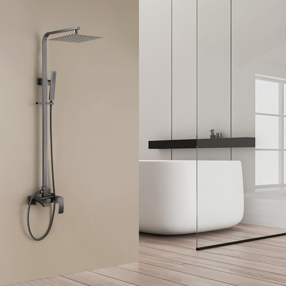 Душевая стойка Abber Wasserfall AF8616NGL, никель - фото 2