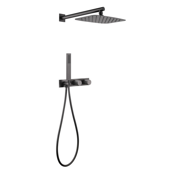 Душевая система для душа Abber Rund AF8718NG (со скрытой частью) никель - фото 