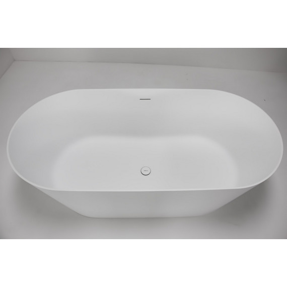 Ванна отдельностоящая Abber Stein 170x80 см AS9605, белый матовый - фото 7
