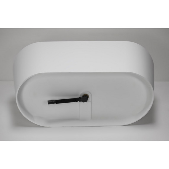 Ванна отдельностоящая Abber Stein 170x80 см AS9605, белый матовый - фото 8