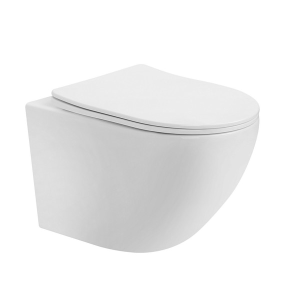 Инсталляция с подвесным унитазом комплект: Abber AC0105 с подвесным унитазом Bequem AC1100T с крышкой микролифт, кнопка смыва AC0121 хром (система смыва Торнадо) - фото 2