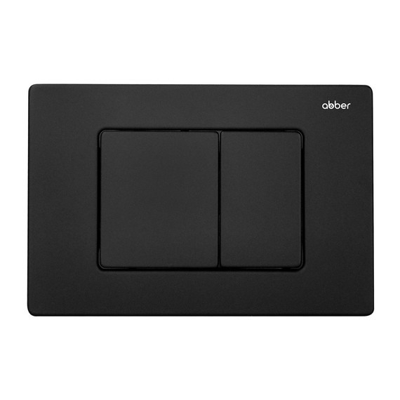 Инсталляция с подвесным унитазом комплект: Abber AC0105 с подвесным унитазом Rechteck AC1201 с крышкой микролифт, кнопка смыва AC0120MB чёрный матовый - фото 6