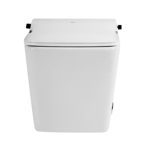 Инсталляция с подвесным унитазом комплект: Abber AC0101P2 с подвесным импульсным унитазом-биде Rechteck AC1215S с крышкой микролифт - фото 4