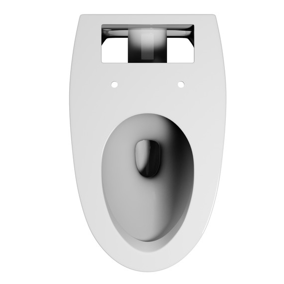 Унитаз подвесной импульсный Abber Bequem AC1124P с тонкой крышкой микролифт - фото 9