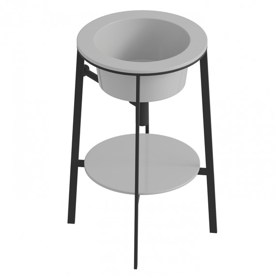 Раковина с консолью Abber Bequem 50 см AC2130 - фото 3