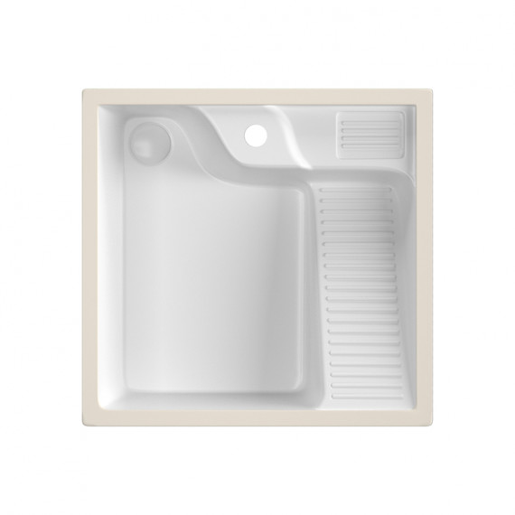 Раковина над стиральной машиной ABBER Rechteck 55 см AC2224R - фото 3