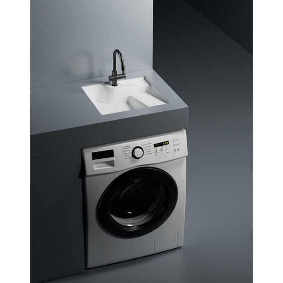 Раковина над стиральной машиной ABBER Rechteck 55 см AC2224R - фото 2