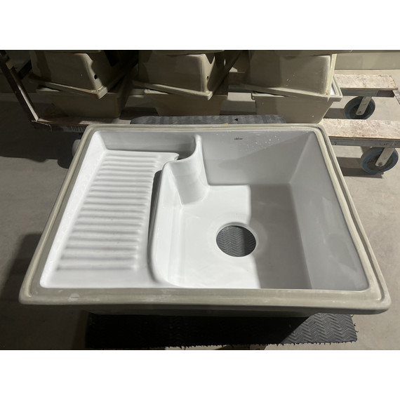 Раковина над стиральной машиной ABBER Rechteck 54 см AC2225L - фото 4