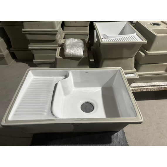 Раковина над стиральной машиной ABBER Rechteck 64 см AC2226L - фото 3