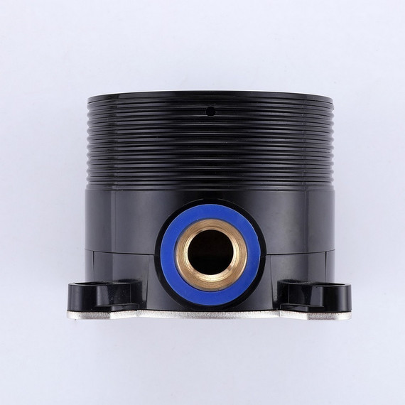 Смеситель для ванны Abber Wasser Kreis AF8115BN (со скрытой частью) чёрный матовый - фото 3