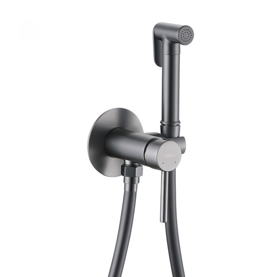 Набор для гигиенического душа Abber Wasser Kreis AF8125NG (со скрытой частью) никель - фото 