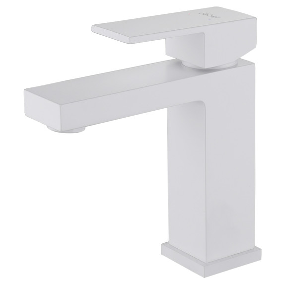 Смеситель для раковины Abber Daheim AF8210W, белый матовый - фото 