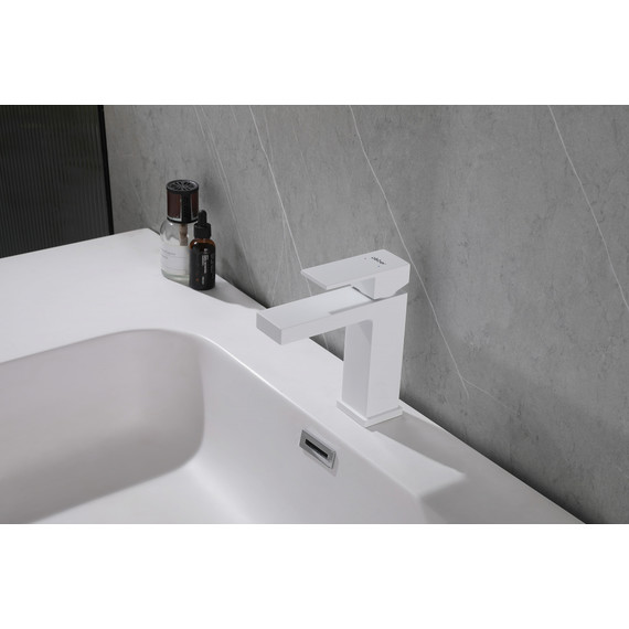 Смеситель для раковины Abber Daheim AF8210W, белый матовый - фото 2