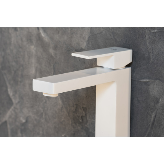 Смеситель для раковины высокий Abber Daheim AF8211W, белый матовый - фото 2