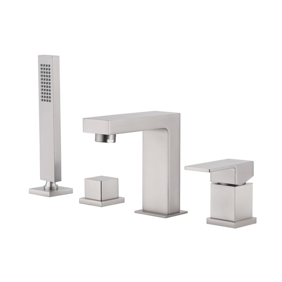 Смеситель для ванны Abber Daheim AF8213SP, сатин - фото 