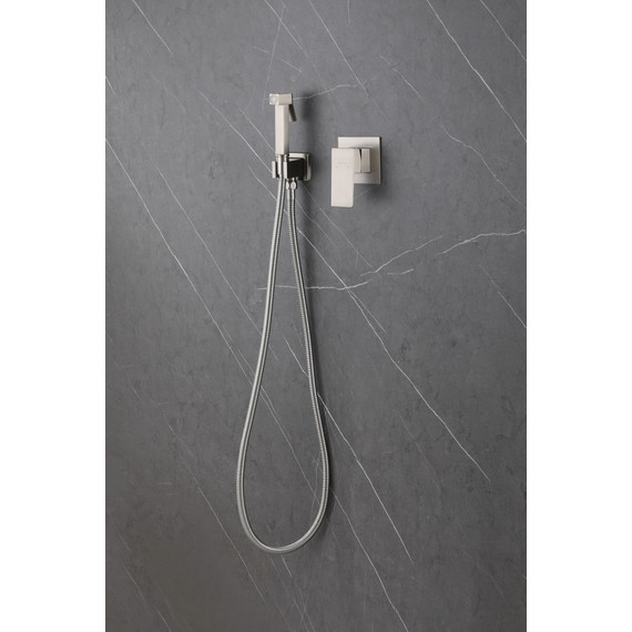 Набор для гигиенического душа Abber Daheim AF8225SP (со скрытой частью) сатин - фото 3