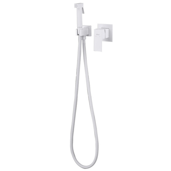 Набор для гигиенического душа Abber Daheim AF8225W (со скрытой частью) белый матовый - фото 2