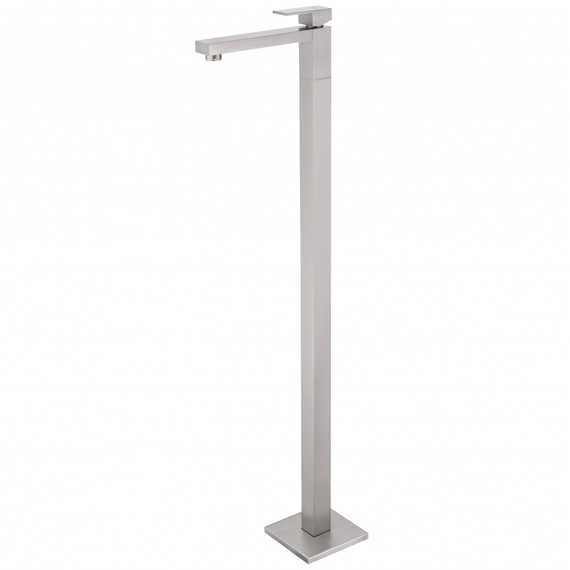 Смеситель для раковины напольный Abber Daheim AF8241SP (со скрытой частью) сатин - фото 