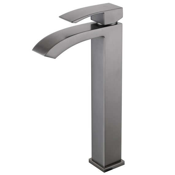 Смеситель для раковины высокий Abber Wasserfall AF8611NG, никель - фото 