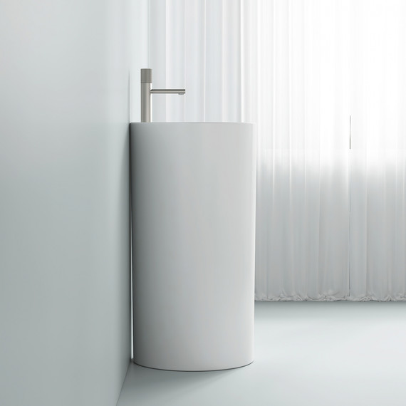 Раковина напольная Abber Bequem 46 см AC2132 - фото 2