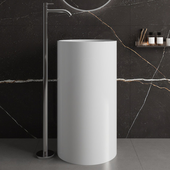 Раковина напольная Abber Bequem 46 см AC2133 - фото 