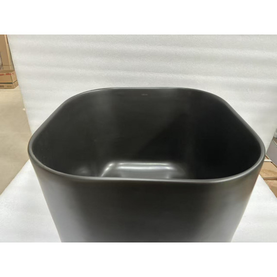 Раковина-чаша Abber Rechteck 40 см AC2222MB, чёрный матовый - фото 2