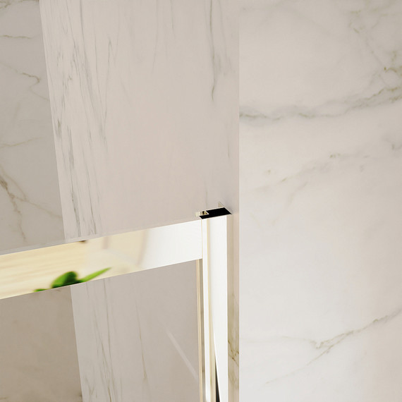 Душевая дверь Azario Tokyo 170 см AZ-362K2-170-MB-CL, чёрный матовый/прозрачное - фото 2