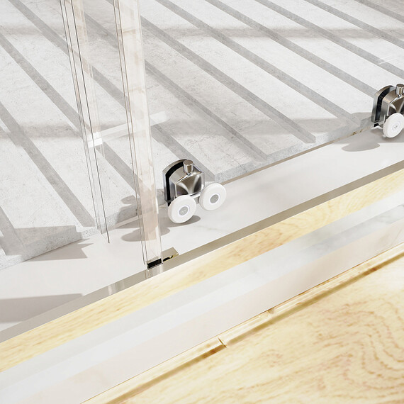 Душевая дверь Azario Tokyo 170 см AZ-362K2-170-MGR-CL, графит матовый/прозрачное - фото 4