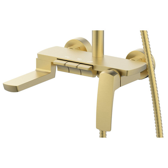 Душевая стойка Azario Conda AZ-K2311MG, золото матовое - фото 2