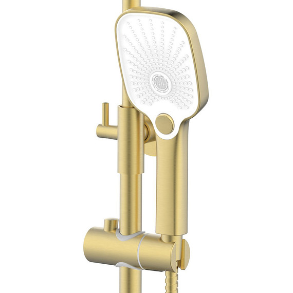 Душевая стойка Azario Conda AZ-K2311MG, золото матовое - фото 4
