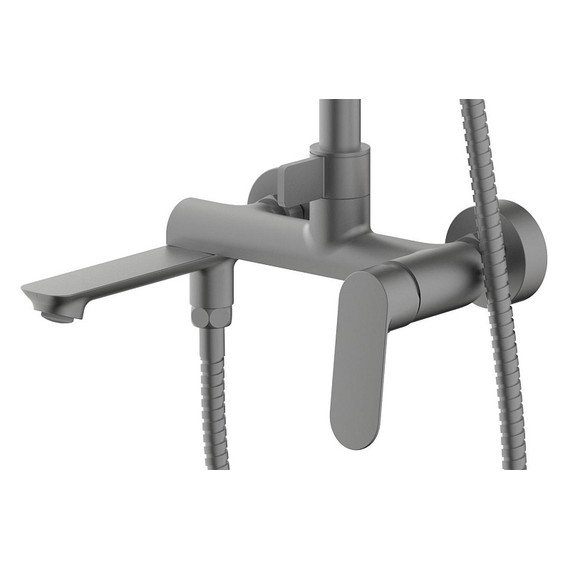 Душевая стойка Azario Alanti AZ-K2332-1GR, графит - фото 2