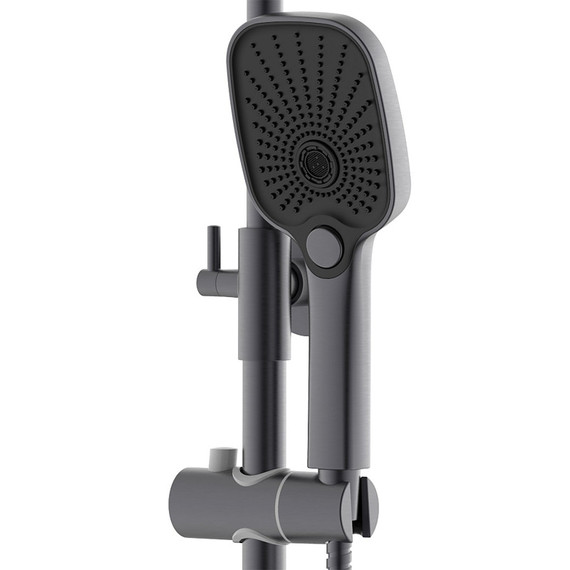 Душевая стойка Azario Lursy AZ-K2349GR, графит - фото 4