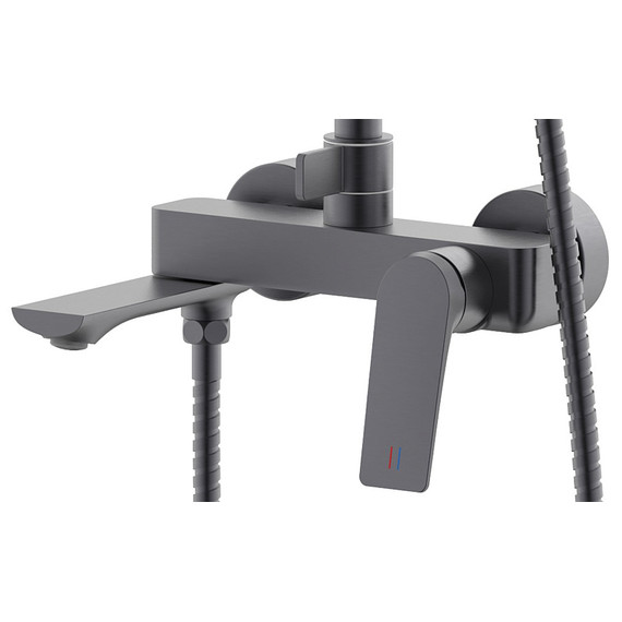 Душевая стойка Azario Lursy AZ-K2349GR, графит - фото 2