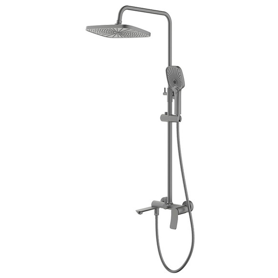 Душевая стойка Azario Escaro AZ-K2374GR, графит - фото 