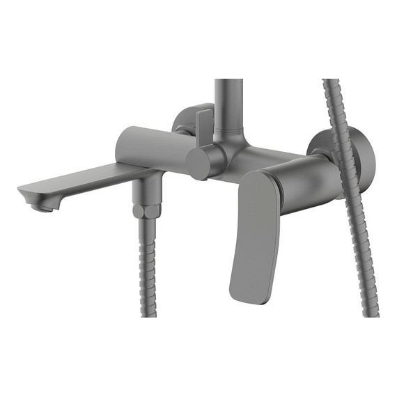 Душевая стойка Azario Escaro AZ-K2374GR, графит - фото 3