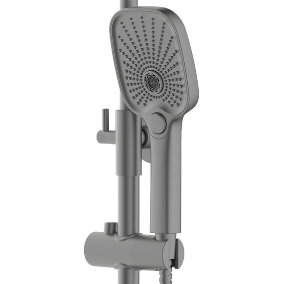 Душевая стойка Azario Escaro AZ-K2374GR, графит - фото 4