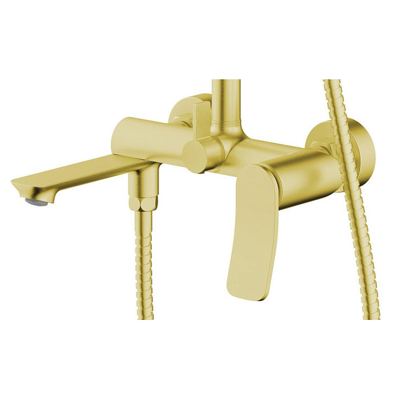 Душевая стойка Azario Escaro AZ-K2374MG, золото матовое - фото 3