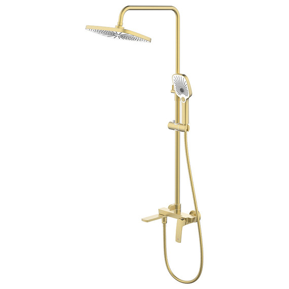 Душевая стойка Azario Conda AZ-K2411MG, золото матовое - фото 