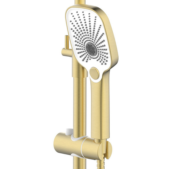 Душевая стойка Azario Conda AZ-K2411MG, золото матовое - фото 2